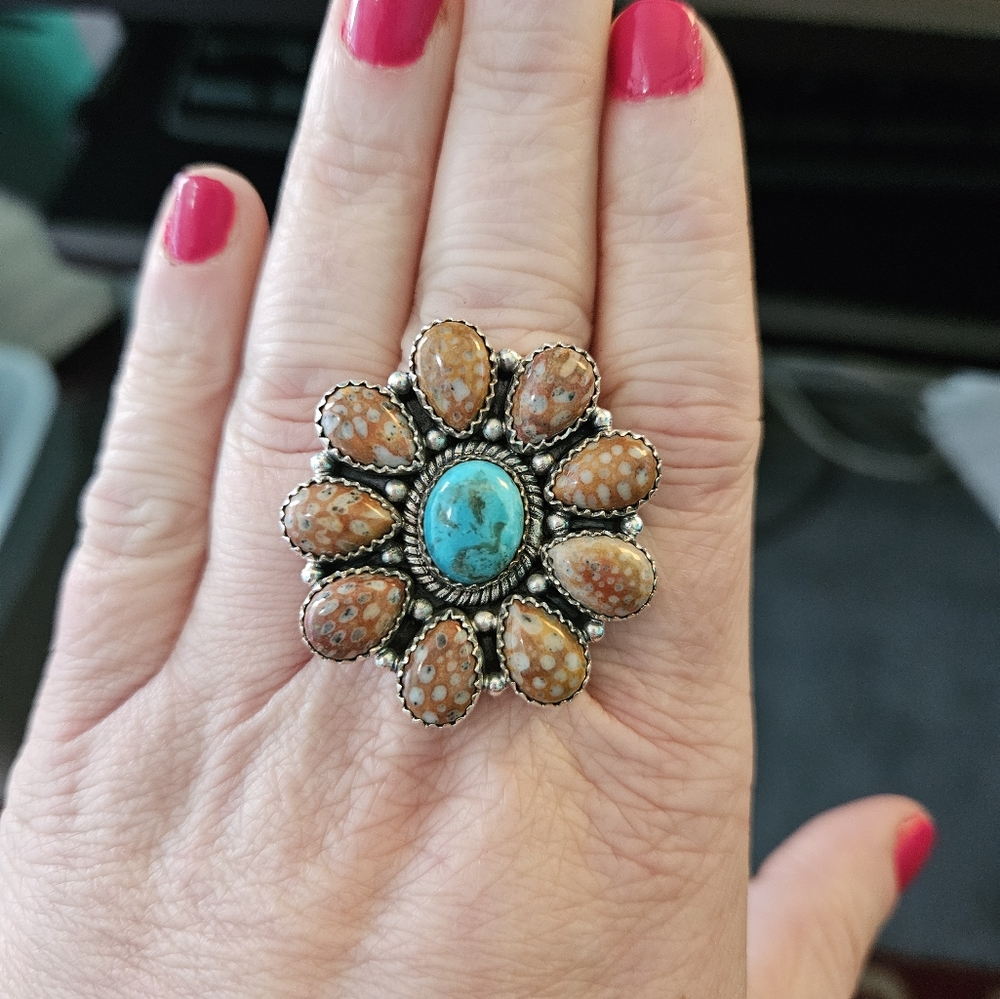 Bambi jasper ring